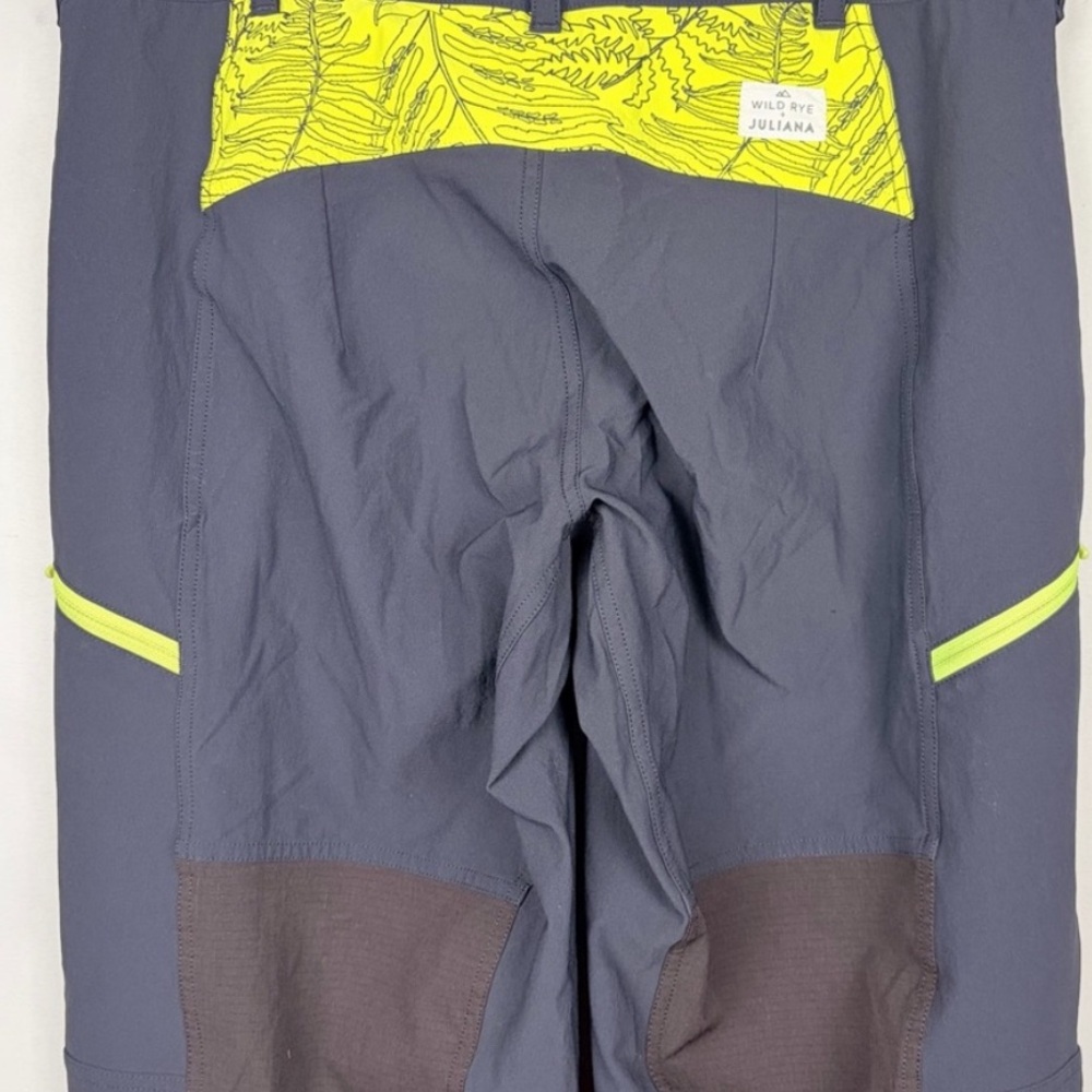 Wild Rye Black and Yellow MTB Cycling Pants